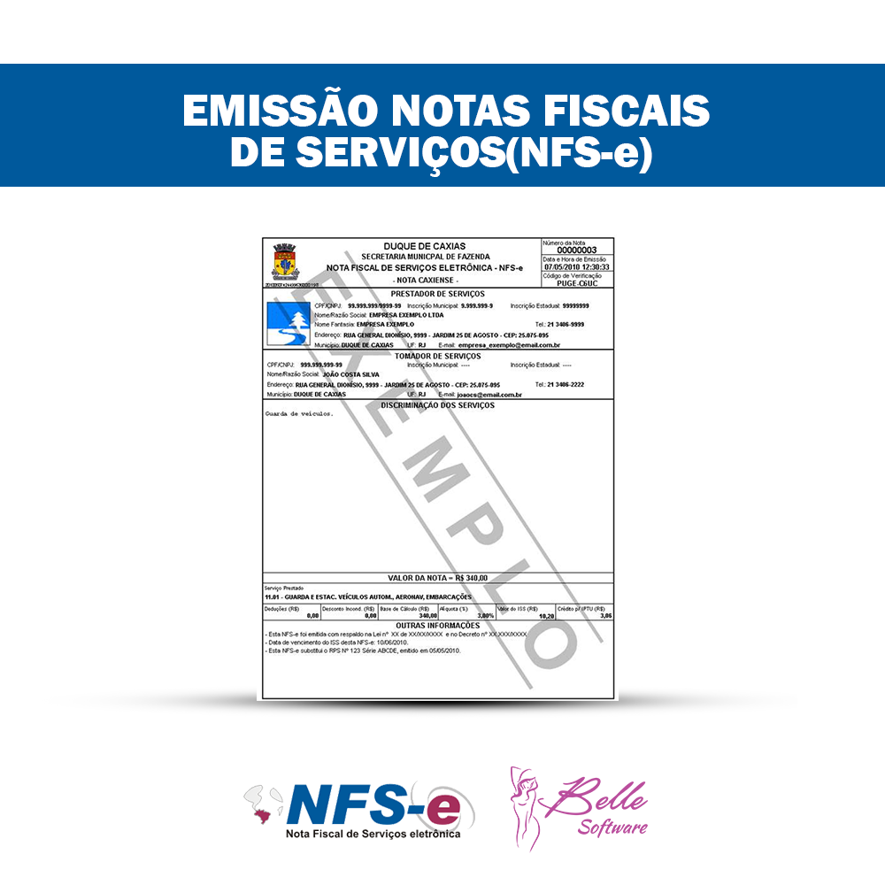 NFS-e - Nota Fiscal de Serviço(s) Eletrônica