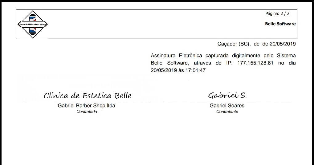 Utilizando Assinatura Eletrônica