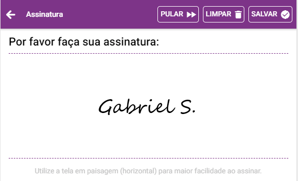 Utilizando Assinatura Eletrônica